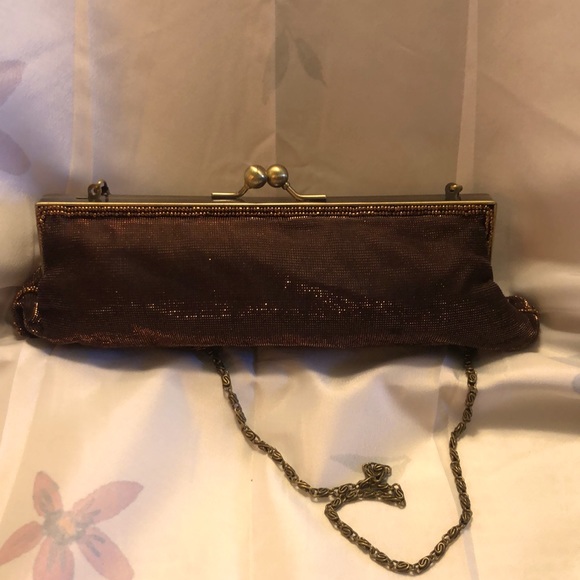 Beaded and Sequined Purse/Bag with Chain Strap 11”x3” w/14” drop - Picture 2 of 8